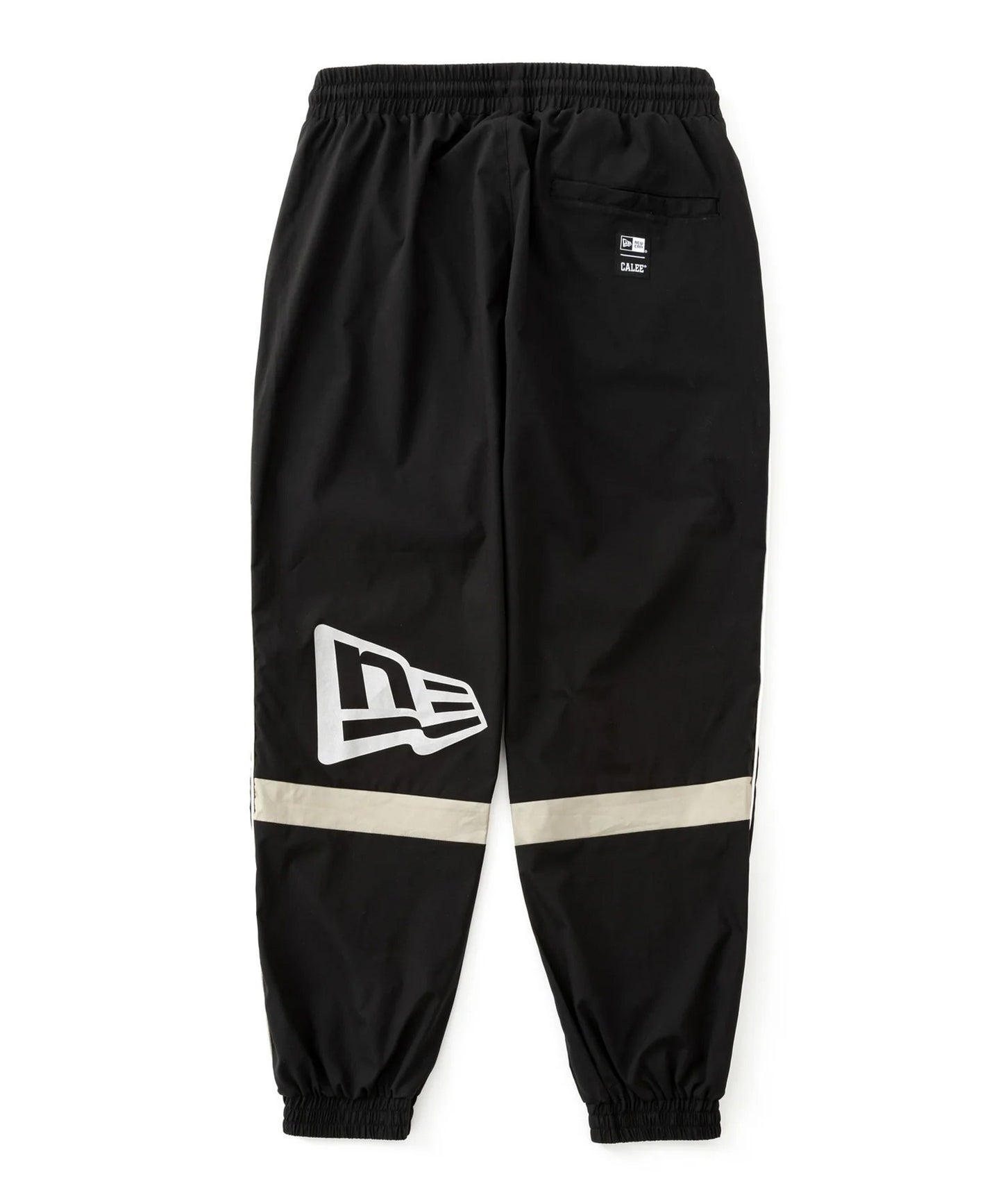 CALEE × NEW ERA/ CALEE LOGO OVERSIZED PIPING TRACK PANTS