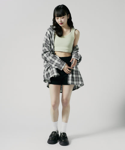 Chick / Simple Highwaist Short Pants シンプルハイウエストショートパンツ