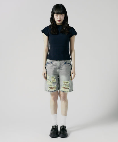 Chick / Ribbon Logo Tight TEE リボンロゴ タイトTシャツ
