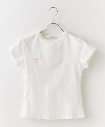Chick / Ribbon Logo Tight TEE リボンロゴ タイトTシャツ