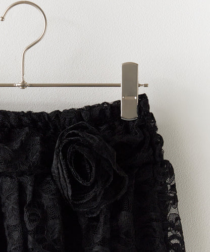 Chick / Asymmetry Lace Skirt アシンメトリーレーススカート
