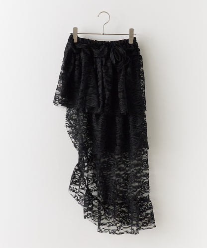 Chick / Asymmetry Lace Skirt アシンメトリーレーススカート