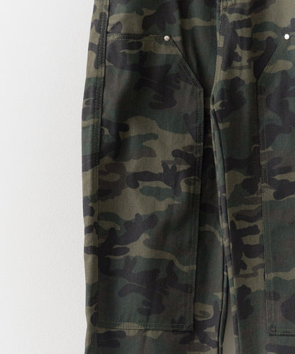Chick / Double Knee Wide Camo Pattern Pants ダブルニー カモ柄 ワイドパンツ
