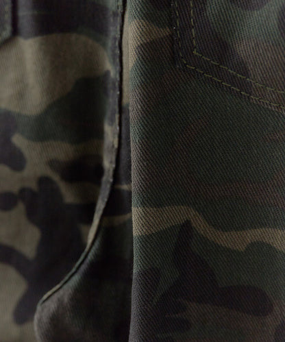 Chick / Double Knee Wide Camo Pattern Pants ダブルニー カモ柄 ワイドパンツ