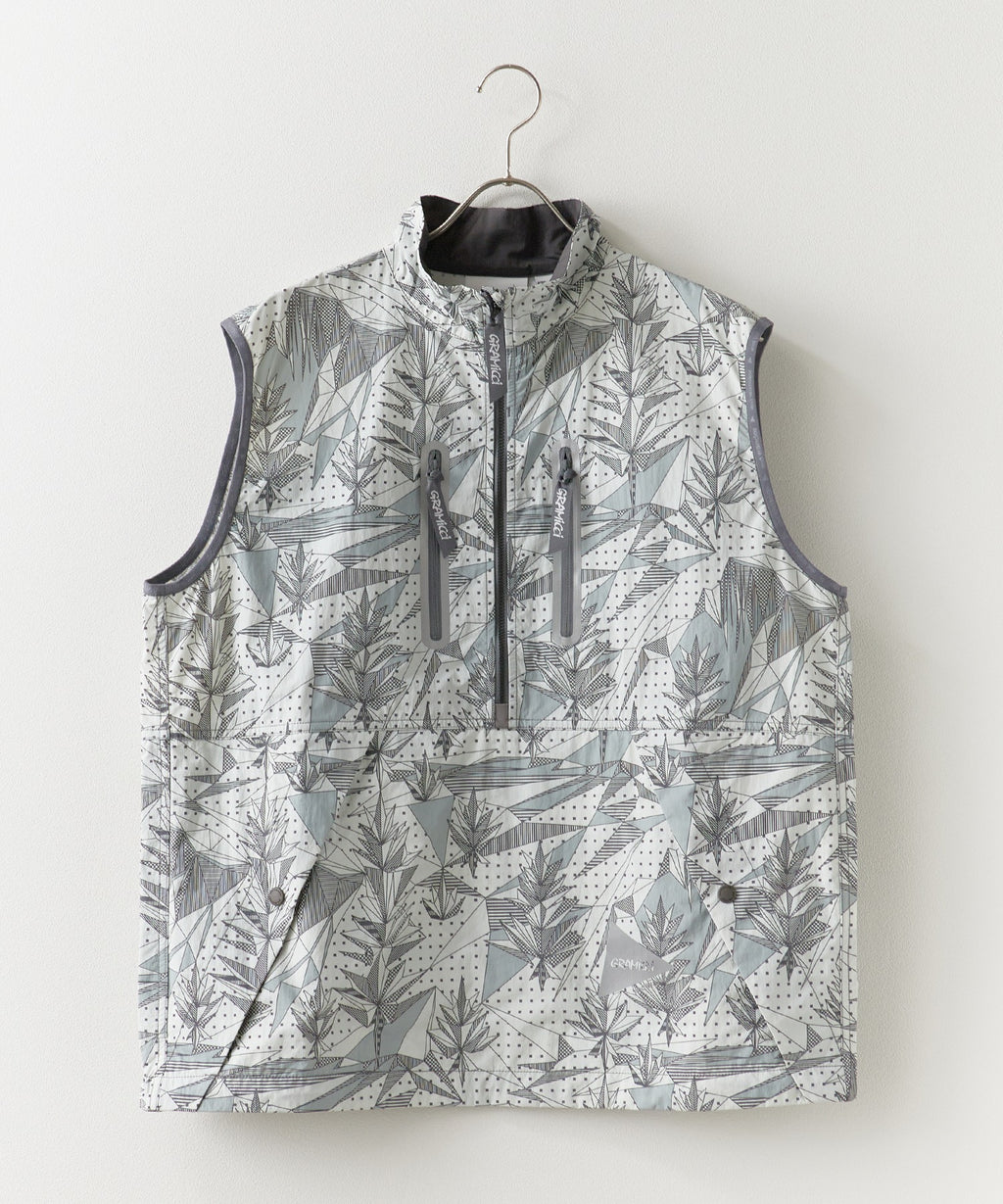 and wander×Gramicci / brushed nylon vest