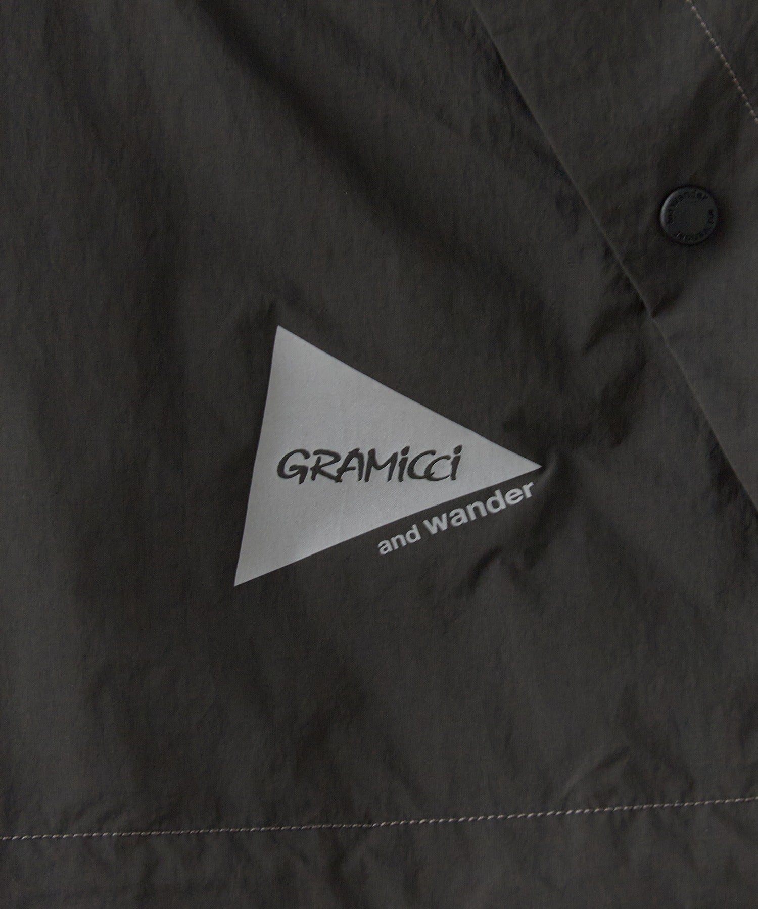 and wander×Gramicci / brushed nylon vest