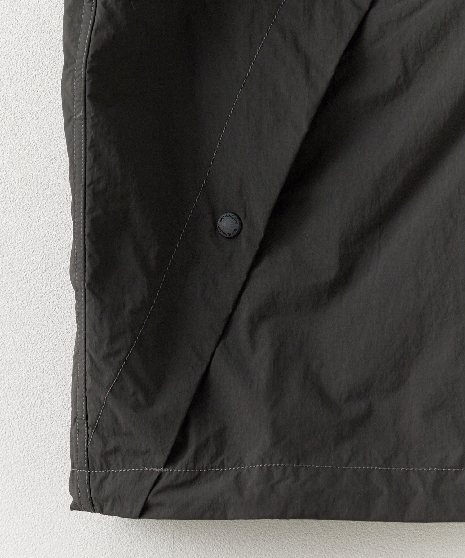 and wander×Gramicci / brushed nylon vest