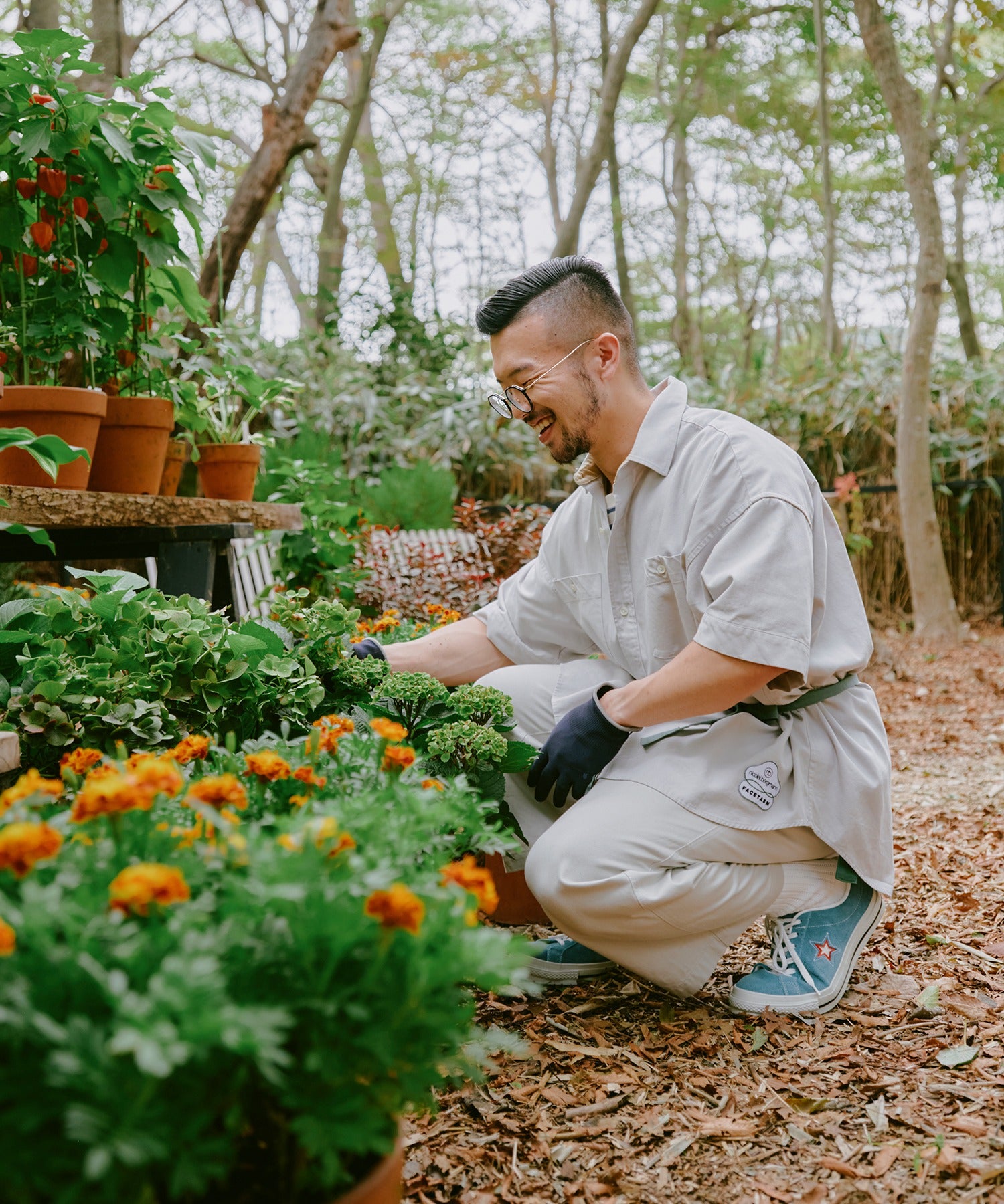 FACETASMxNicolai Bergmann / BELTED SHIRT