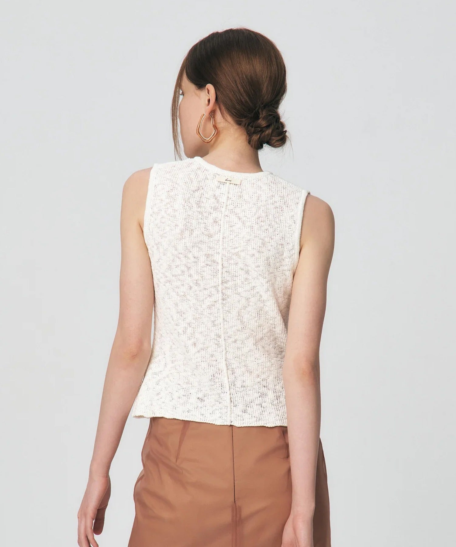 KUME / Fitted Button Knitted Vest ベスト