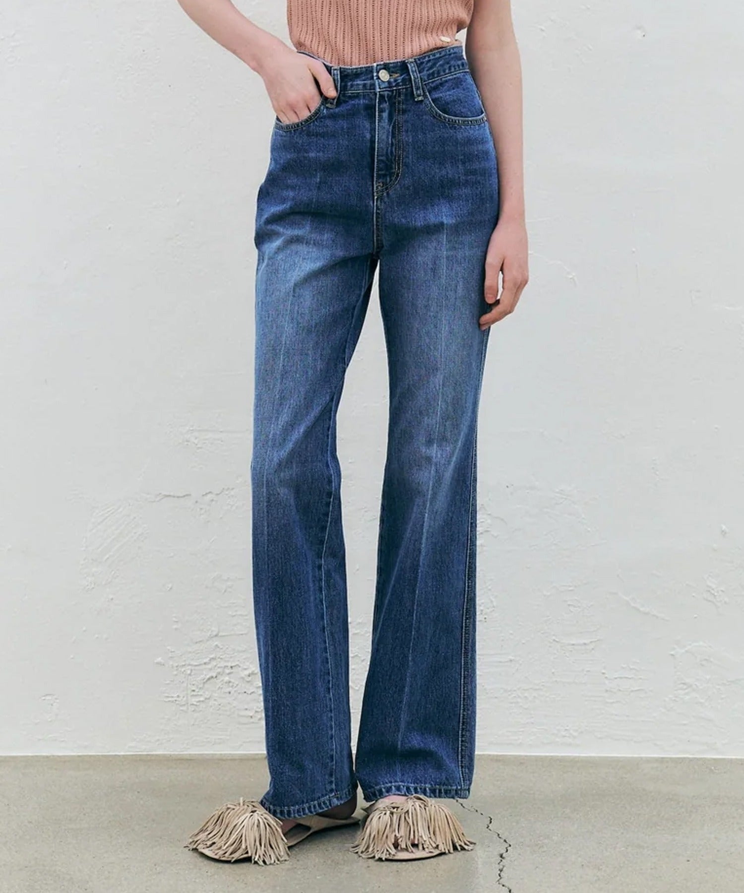 KUME / Washed Bootcut Denim Pants ブーツカット デニム