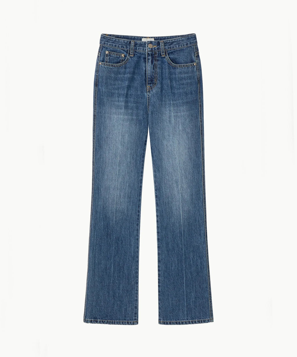 KUME / Washed Bootcut Denim Pants ブーツカット デニム