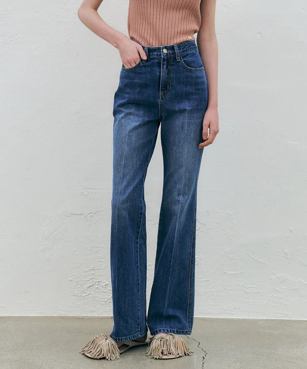 KUME / Washed Bootcut Denim Pants ブーツカット デニム