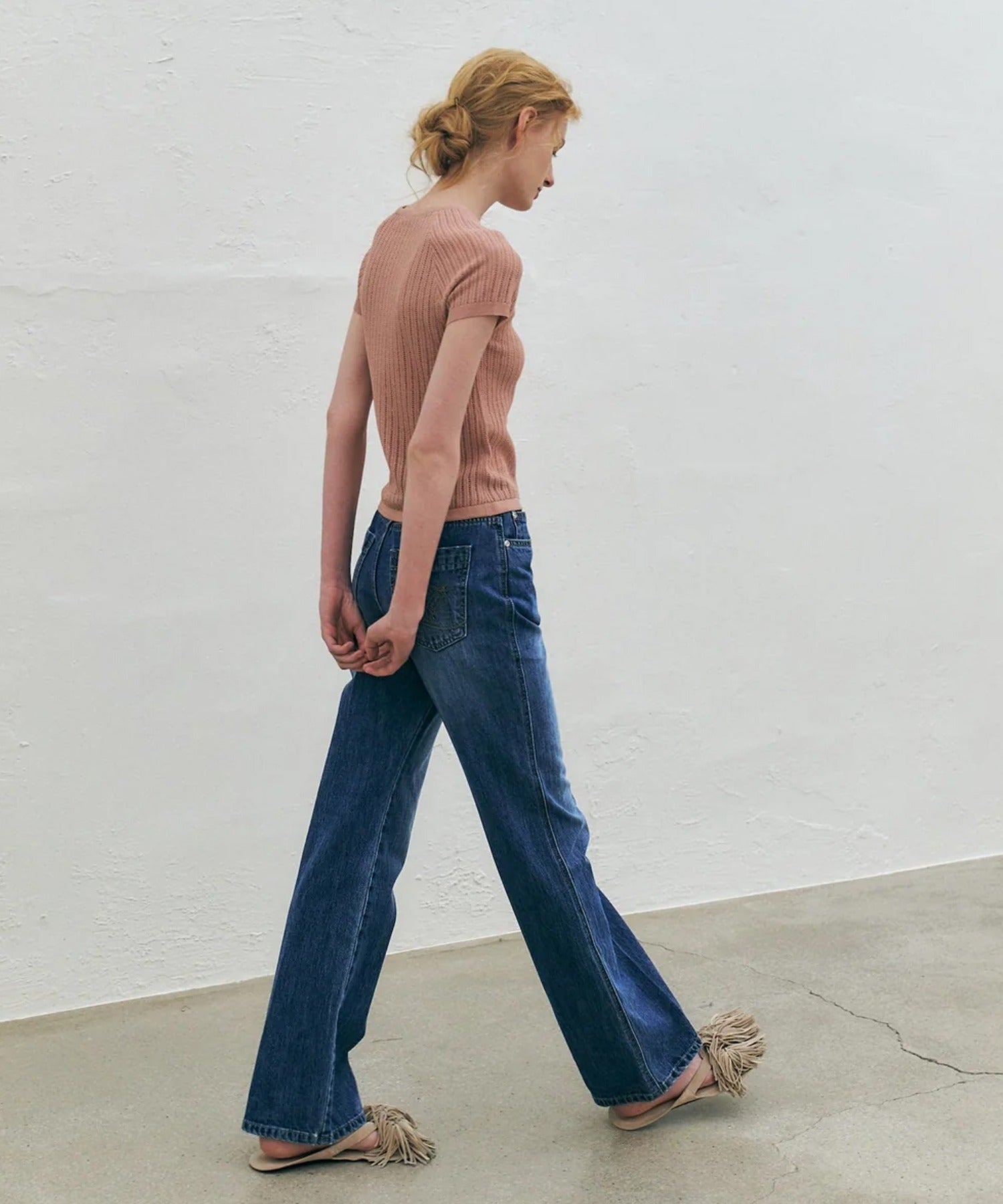 KUME / Washed Bootcut Denim Pants ブーツカット デニム