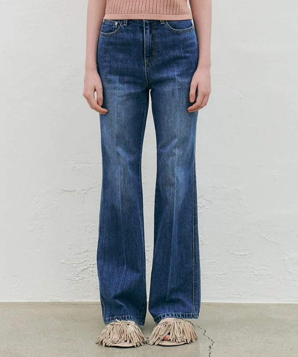 KUME / Washed Bootcut Denim Pants ブーツカット デニム
