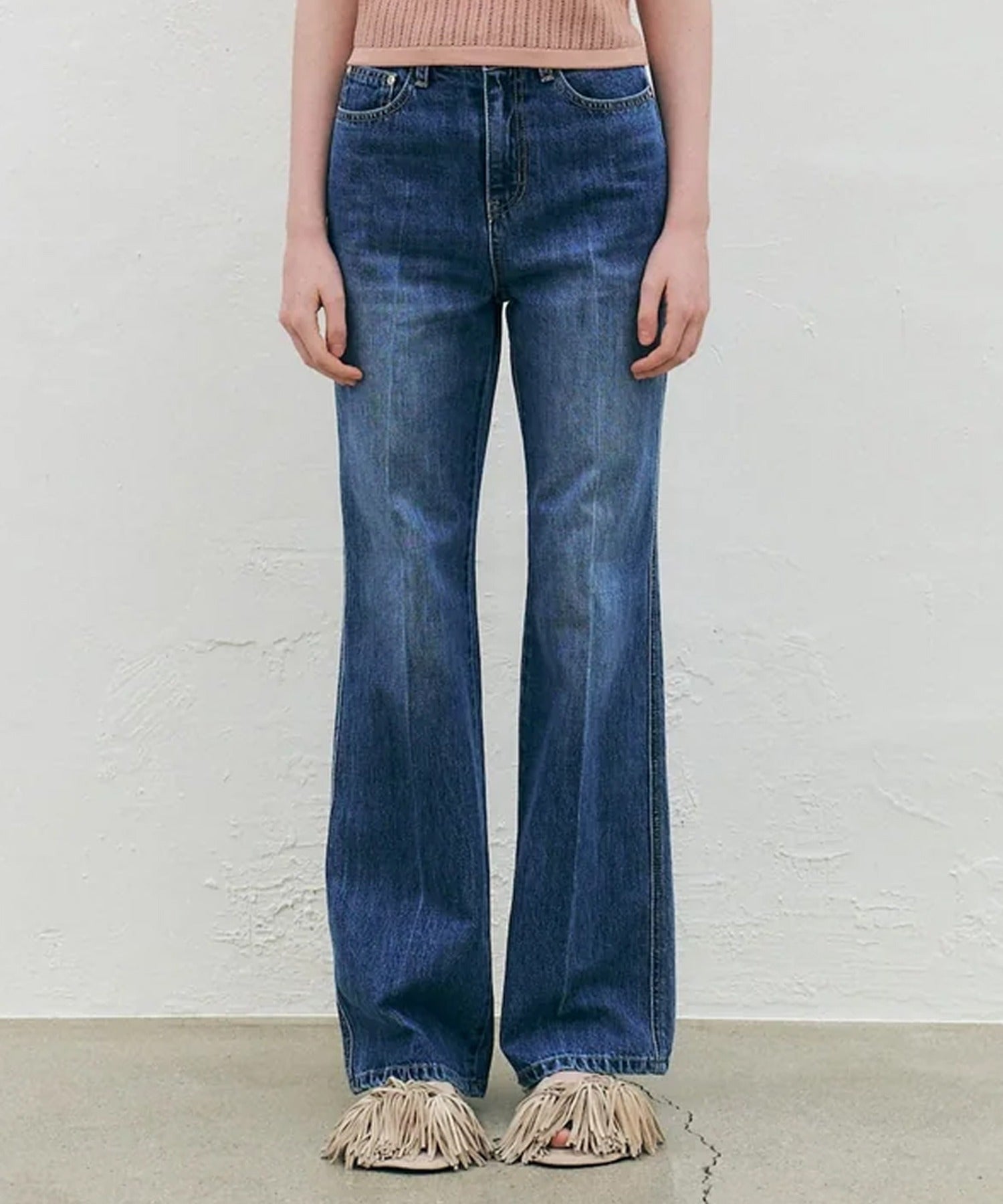 KUME / Washed Bootcut Denim Pants ブーツカット デニム