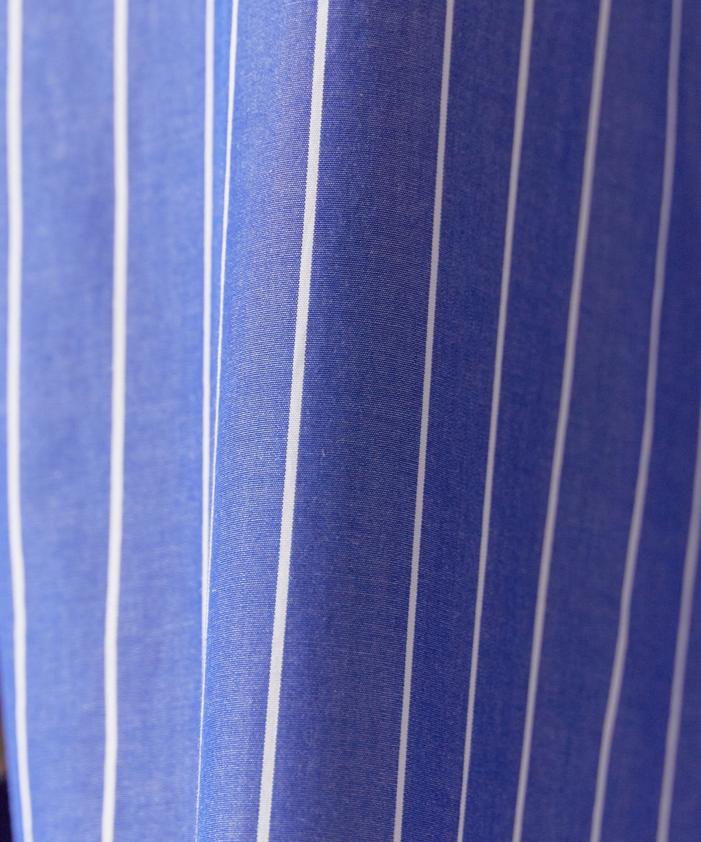 White Mountaineering /  MID GUSSET SLEEVE STRIPE WORK SHIRT