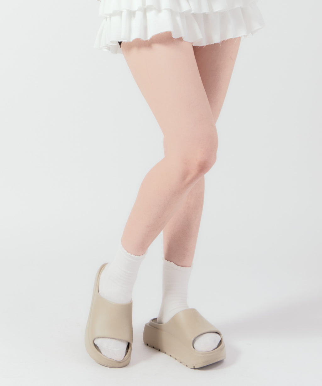 Chick / Rubber thick-soled sandals  厚底サンダル