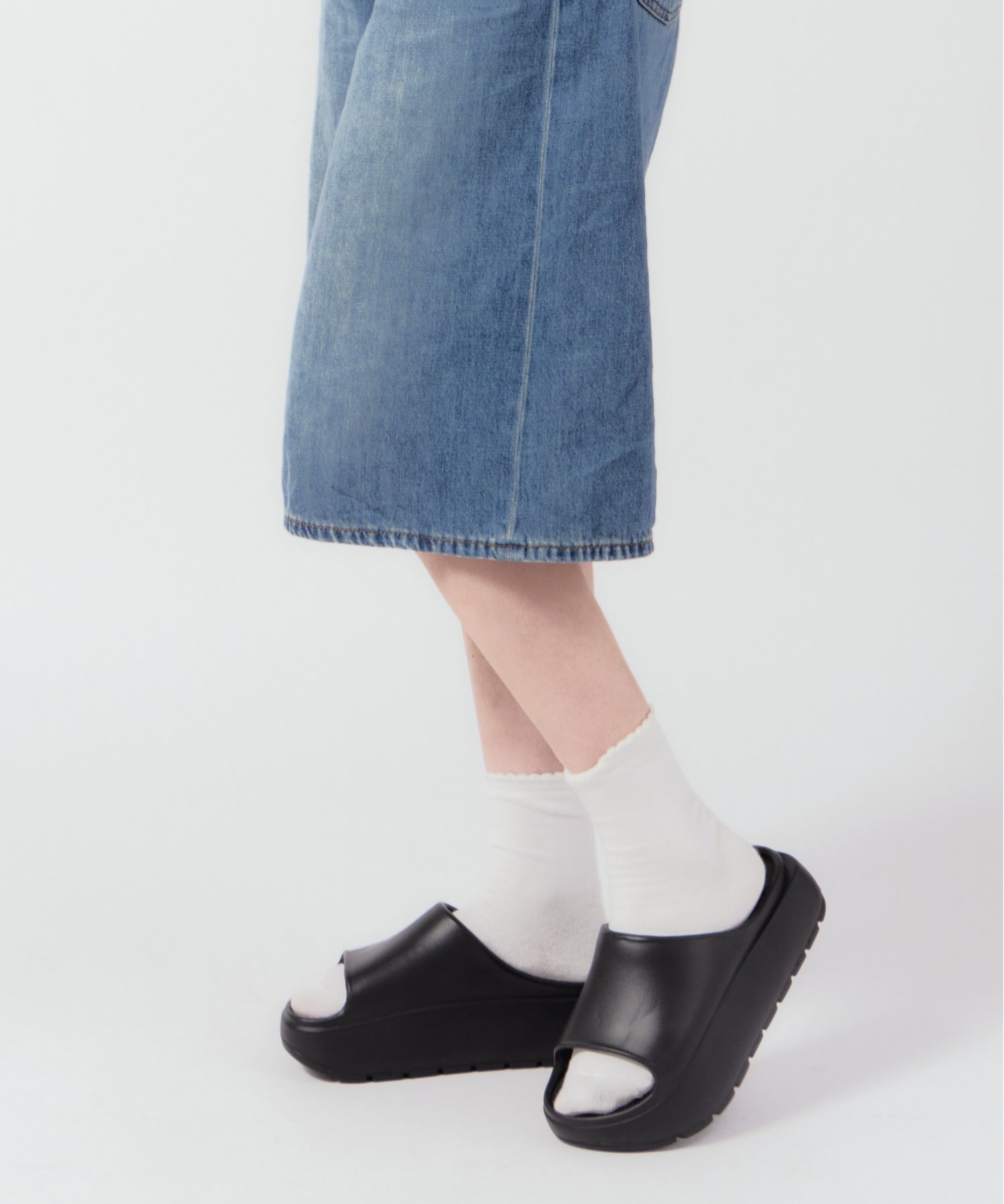 Chick / Rubber thick-soled sandals  厚底サンダル