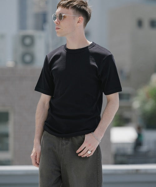 Hanes/ヘインズ RIB S/S CREW TEE BEEFY HM1-R103