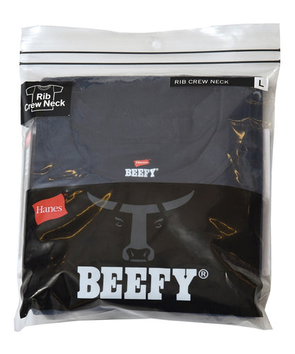 Hanes/ヘインズ RIB S/S CREW TEE BEEFY HM1-R103
