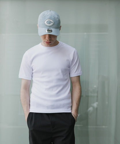 Hanes/ヘインズ RIB S/S CREW TEE BEEFY HM1-R103