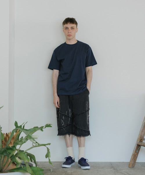 Hanes/ヘインズ RIB S/S CREW TEE BEEFY HM1-R103