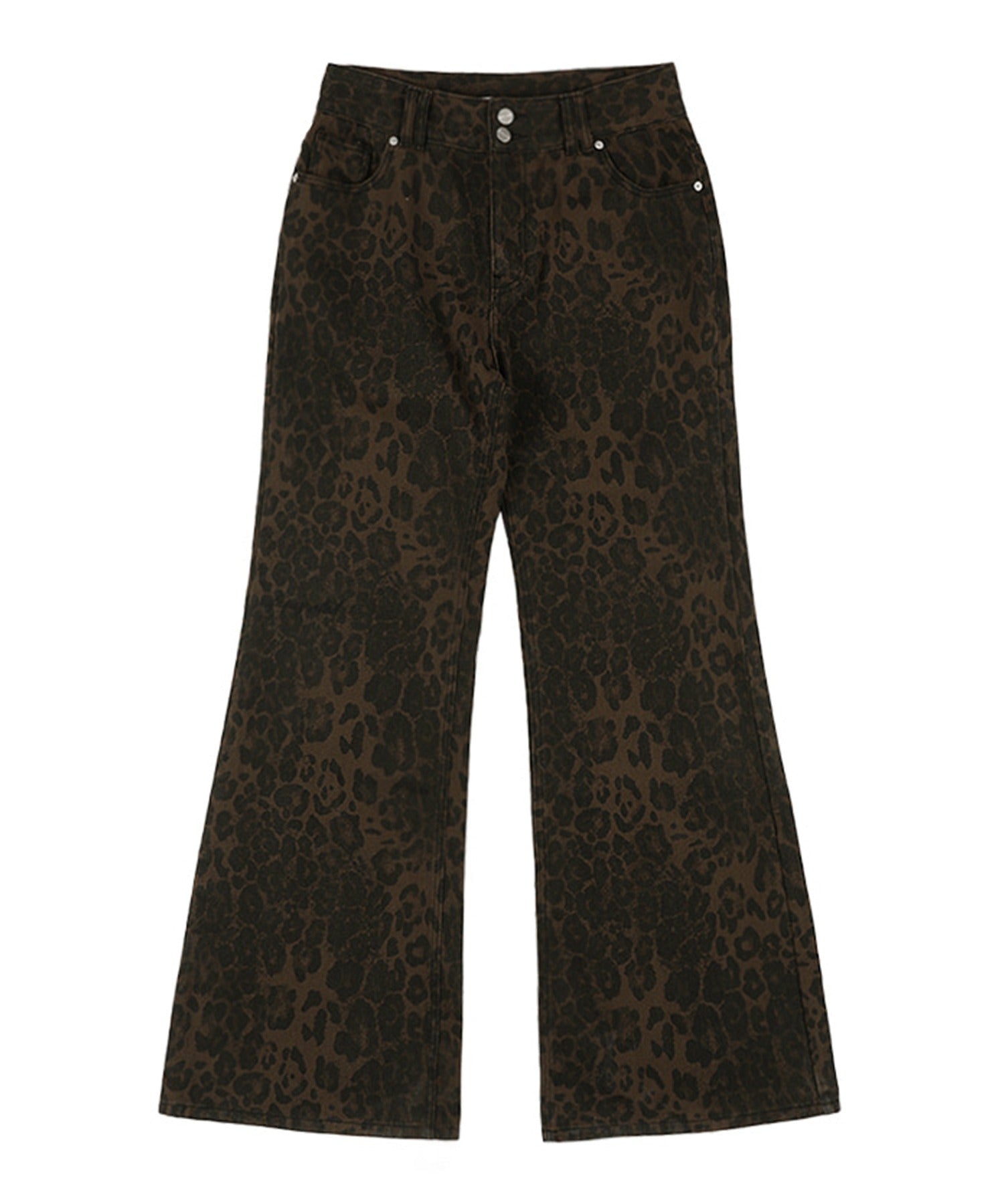 FANCY CLUB / LEOPARD BOOTCUT PANTS