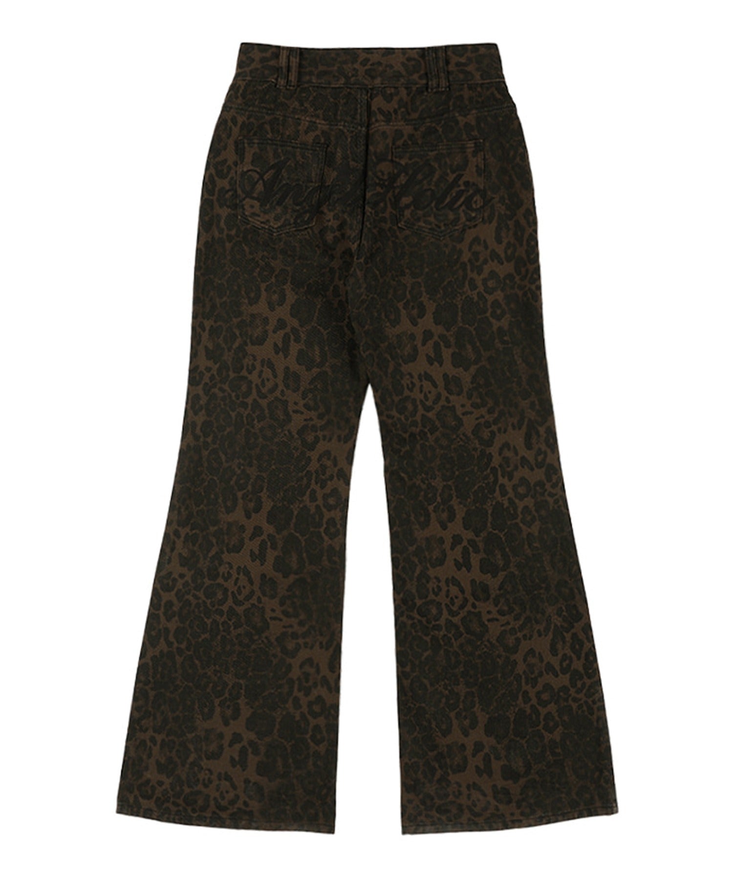 FANCY CLUB / LEOPARD BOOTCUT PANTS