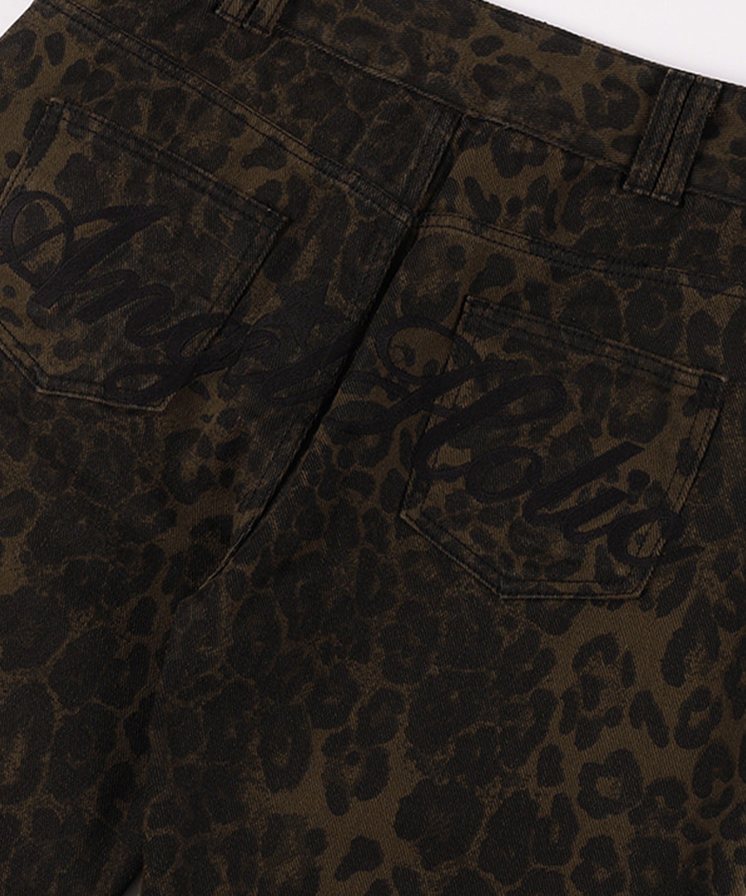 FANCY CLUB / LEOPARD BOOTCUT PANTS