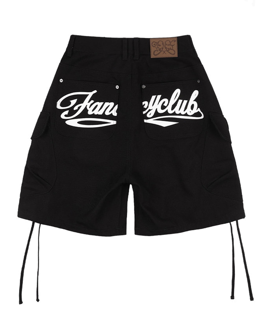 FANCY CLUB / CARGO LETTERING BERMUDA PANTS