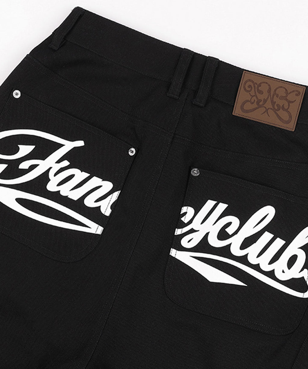 FANCY CLUB / CARGO LETTERING BERMUDA PANTS
