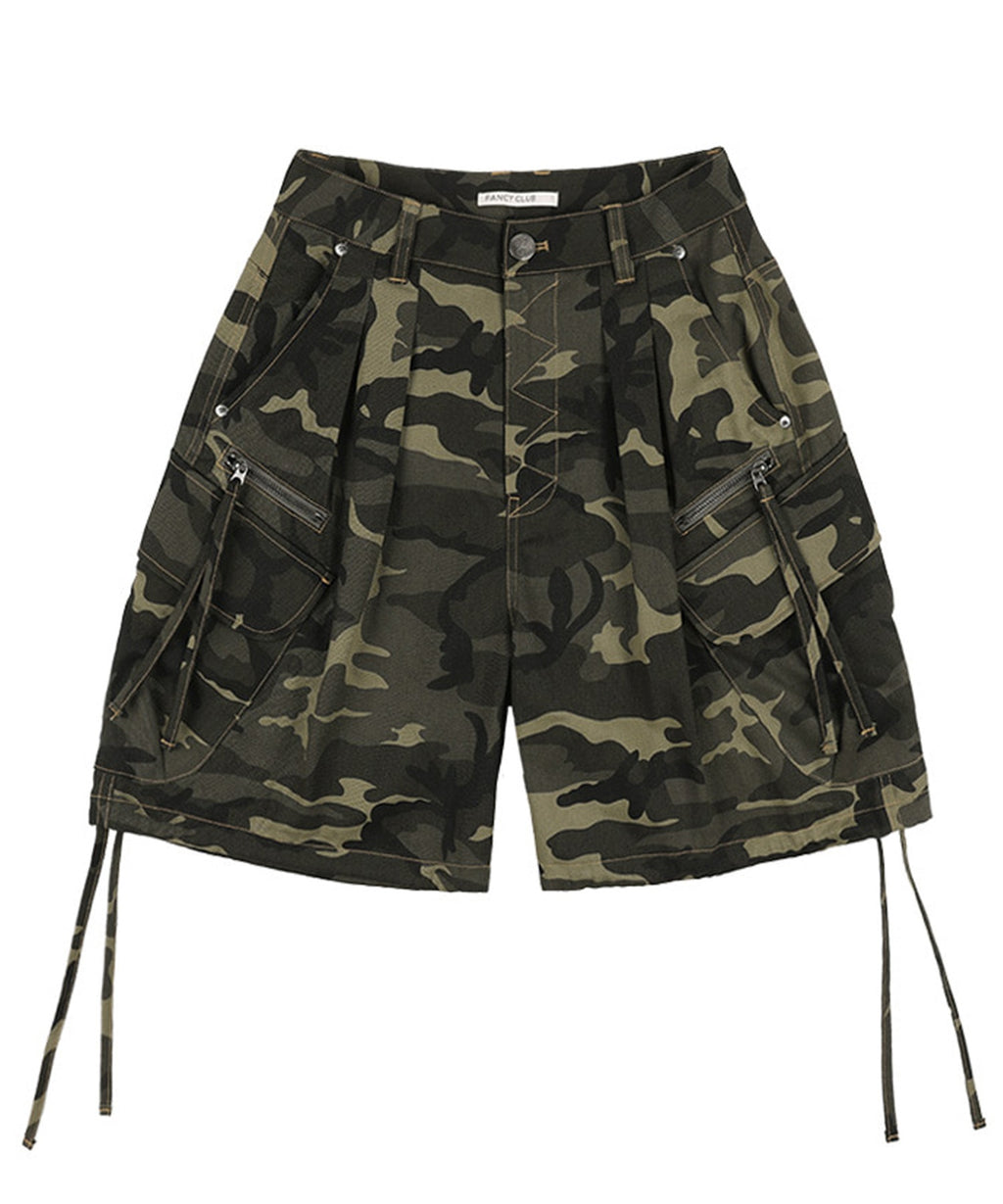 FANCY CLUB / CARGO LETTERING BERMUDA PANTS