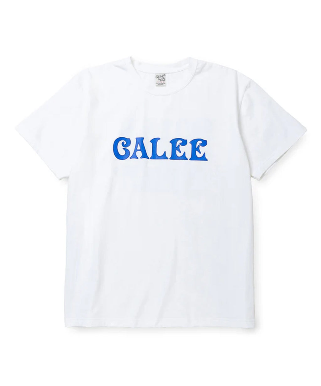 CALEE / STRETCH S.V.D.S.H LOGO TEE / ストレッチ S.V.D.S.H ロゴTシャツ