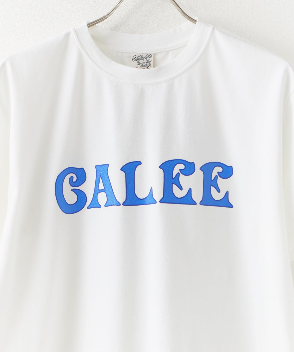 CALEE / STRETCH S.V.D.S.H LOGO TEE / ストレッチ S.V.D.S.H ロゴTシャツ