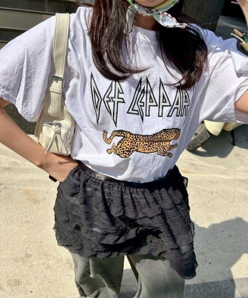 ipugo / ピグメントレオパード ロゴトップス