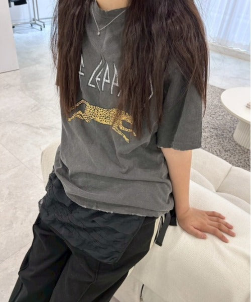 ipugo / ピグメントレオパード ロゴトップス