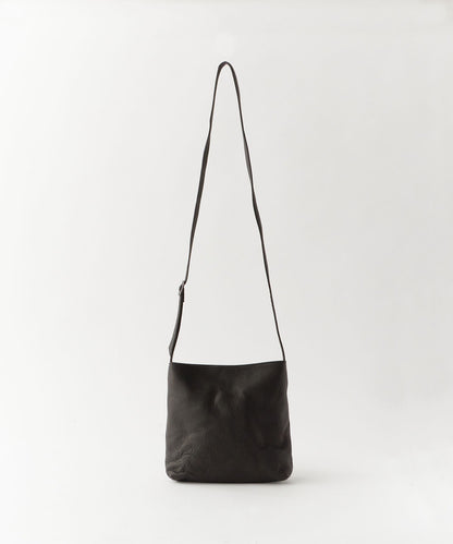 MR.OLIVE / IMPERMA-LEATHER/GUSSET POCKET COMPACT SHOULDER BAG
