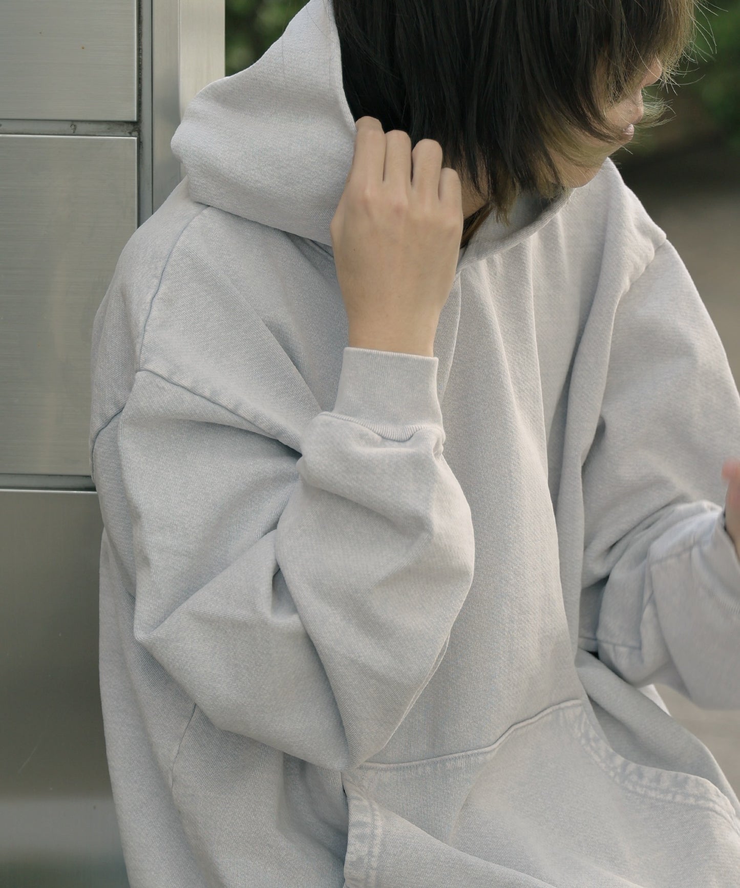 Los Angeles Apparel / MW hooded [GRAY]