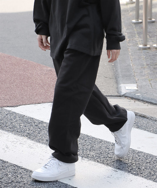 LOS ANGELES APPAREL / Heavy Fleece Sweat pant 14oz [BLACK]