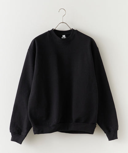 Los Angels Apparel / 14oz L/S HEAVY FLEECE PO CREW [BLACK]