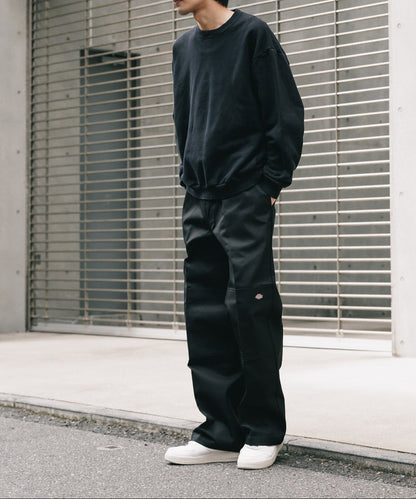 Los Angels Apparel / 14oz L/S HEAVY FLEECE PO CREW [BLACK]