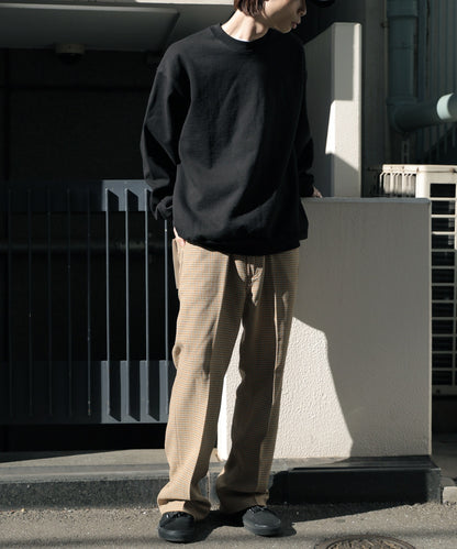 Los Angels Apparel / 14oz L/S HEAVY FLEECE PO CREW [BLACK]