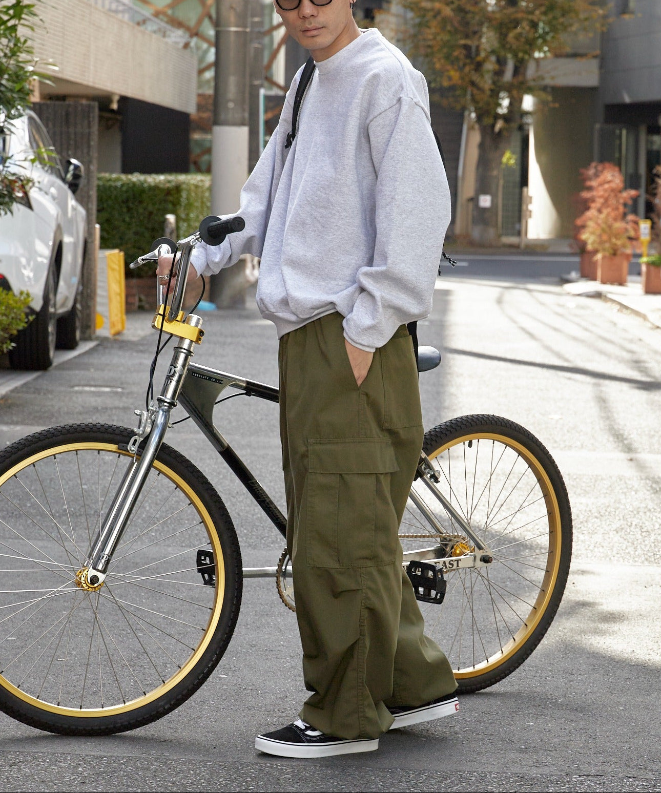 Los Angels Apparel / 14oz L/S HEAVY FLEECE PO CREW [ASH GRAY]