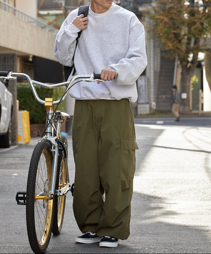 Los Angels Apparel / 14oz L/S HEAVY FLEECE PO CREW [ASH GRAY]