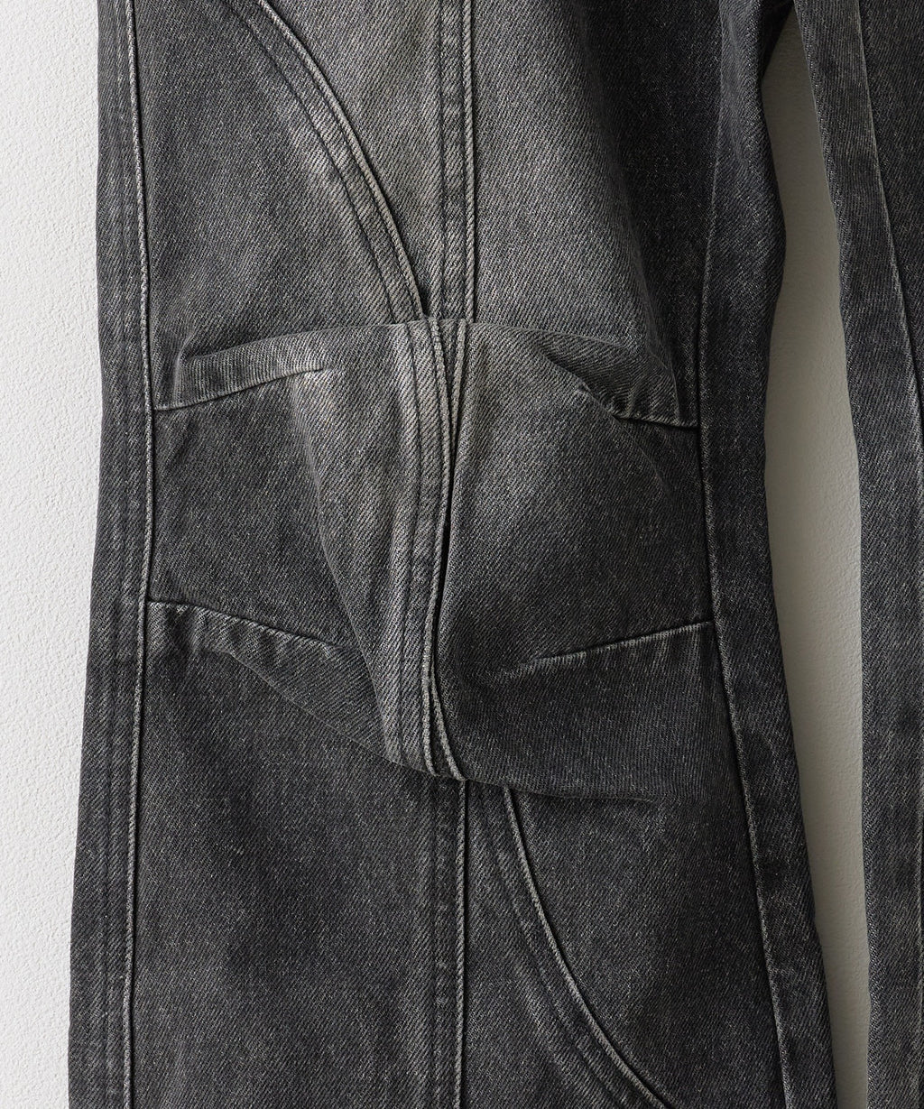 PANQ / 2024FW Washed Deconstruct Belt Jeans デニムパンツ
