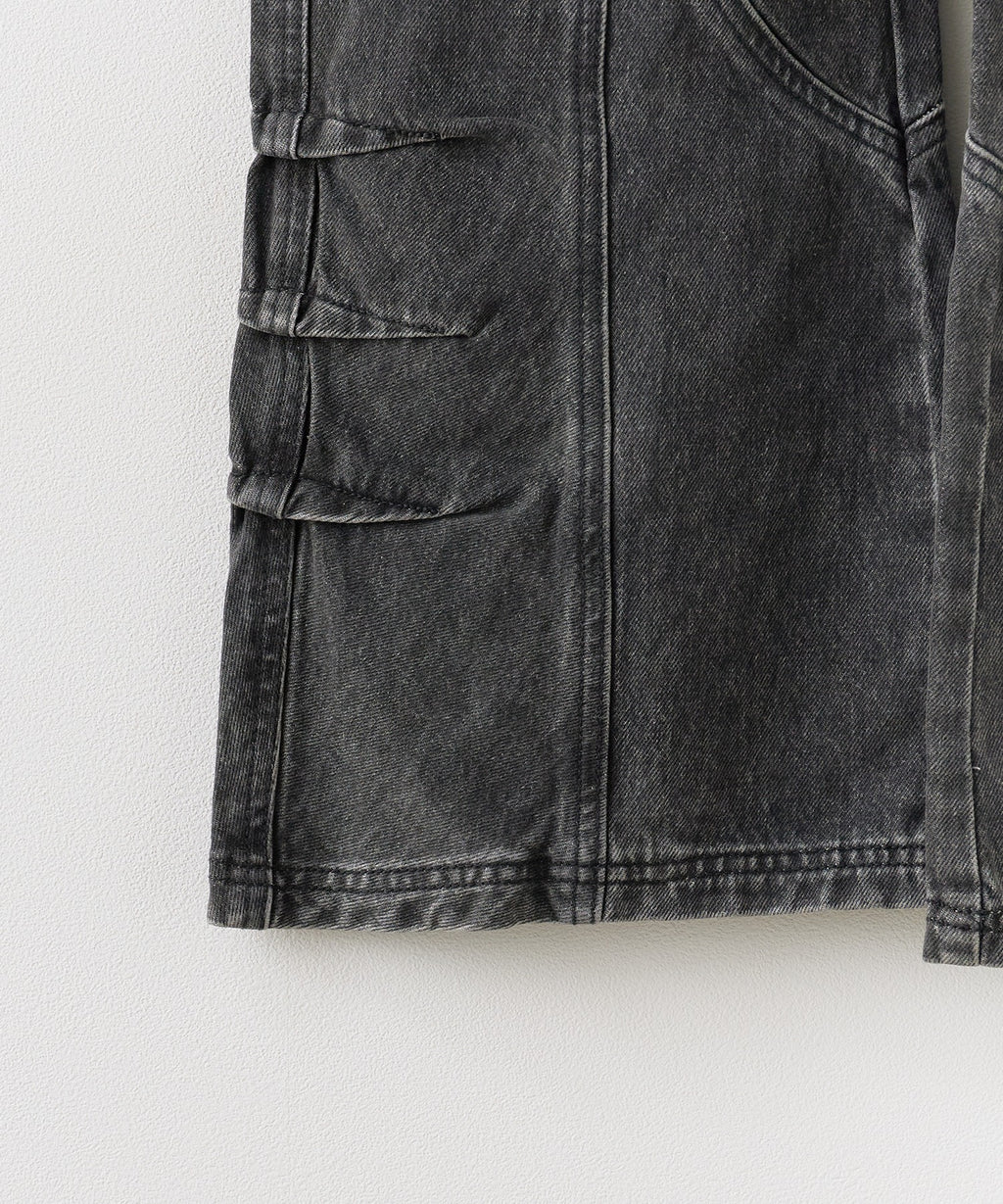 PANQ / 2024FW Washed Deconstruct Belt Jeans デニムパンツ