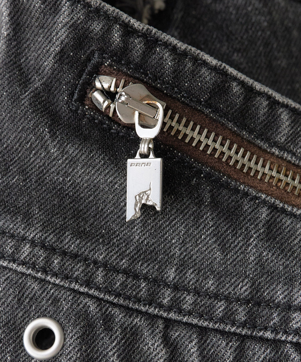 PANQ / 2024FW Washed Deconstruct Belt Jeans デニムパンツ