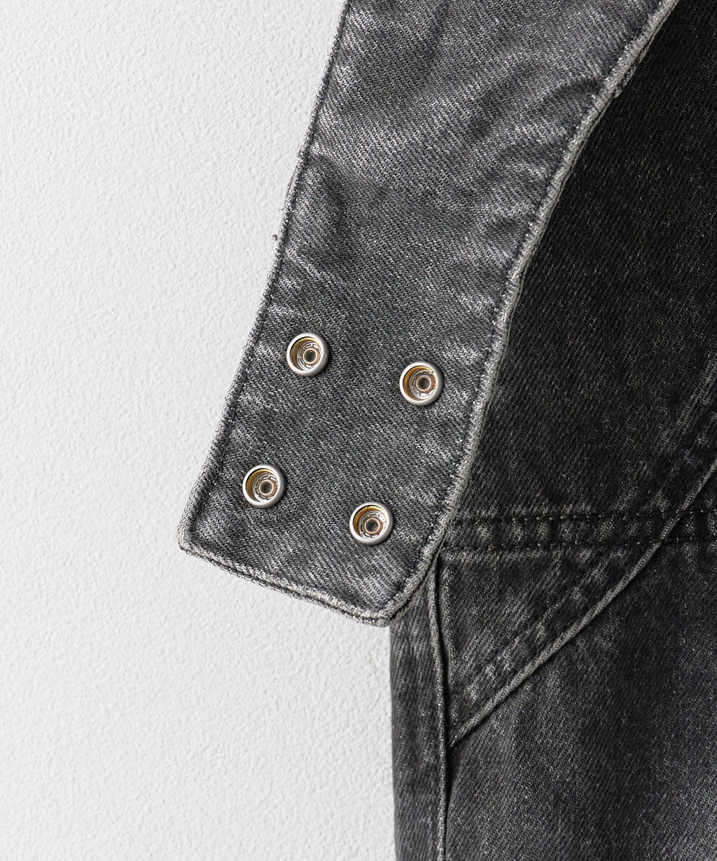 PANQ / 2024FW Washed Deconstruct Belt Jeans デニムパンツ