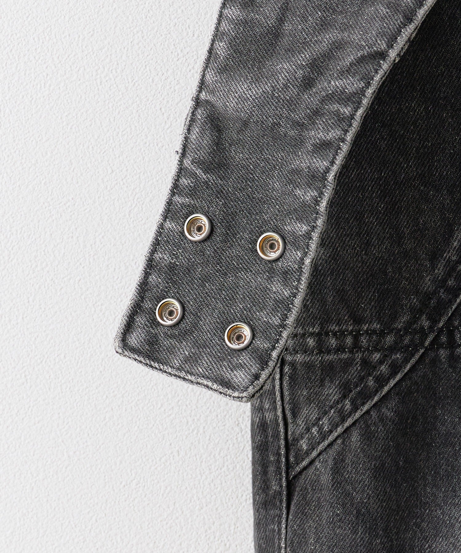 PANQ / 2024FW Washed Deconstruct Belt Jeans デニムパンツ