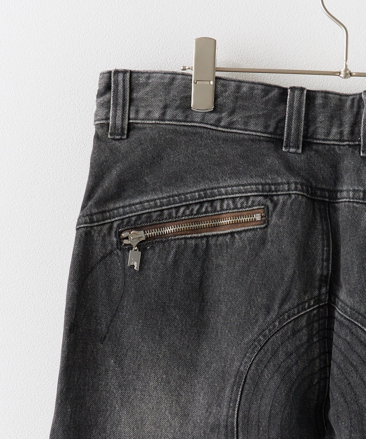 PANQ / 2024FW Washed Deconstruct Belt Jeans デニムパンツ